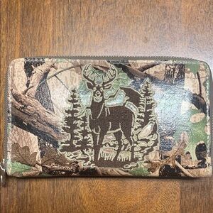 Camouflage Deer Print Wallet